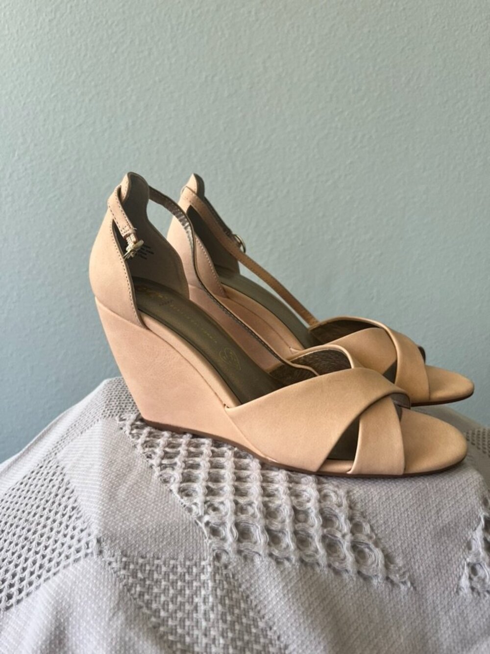 Born in California Tan Wedge Sandal